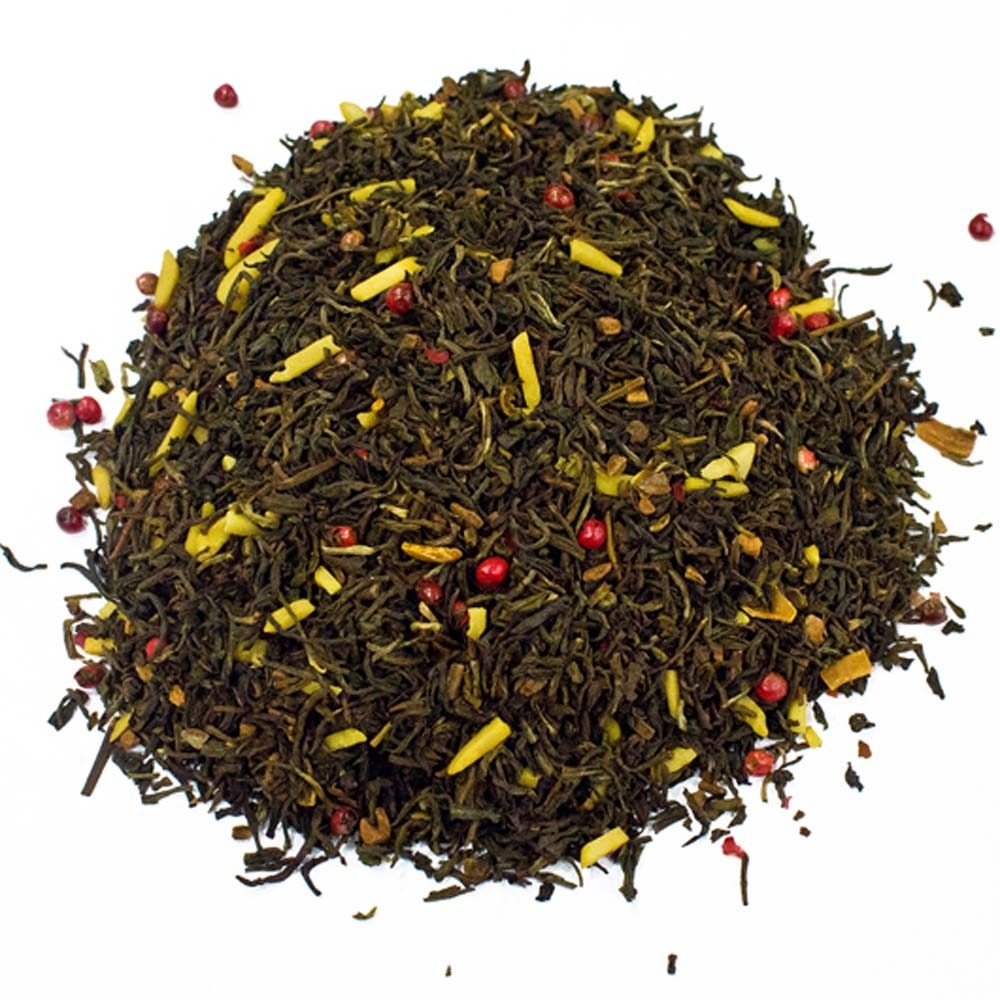 Ciasteczka migdałowe. Zielona herbata. 50g.