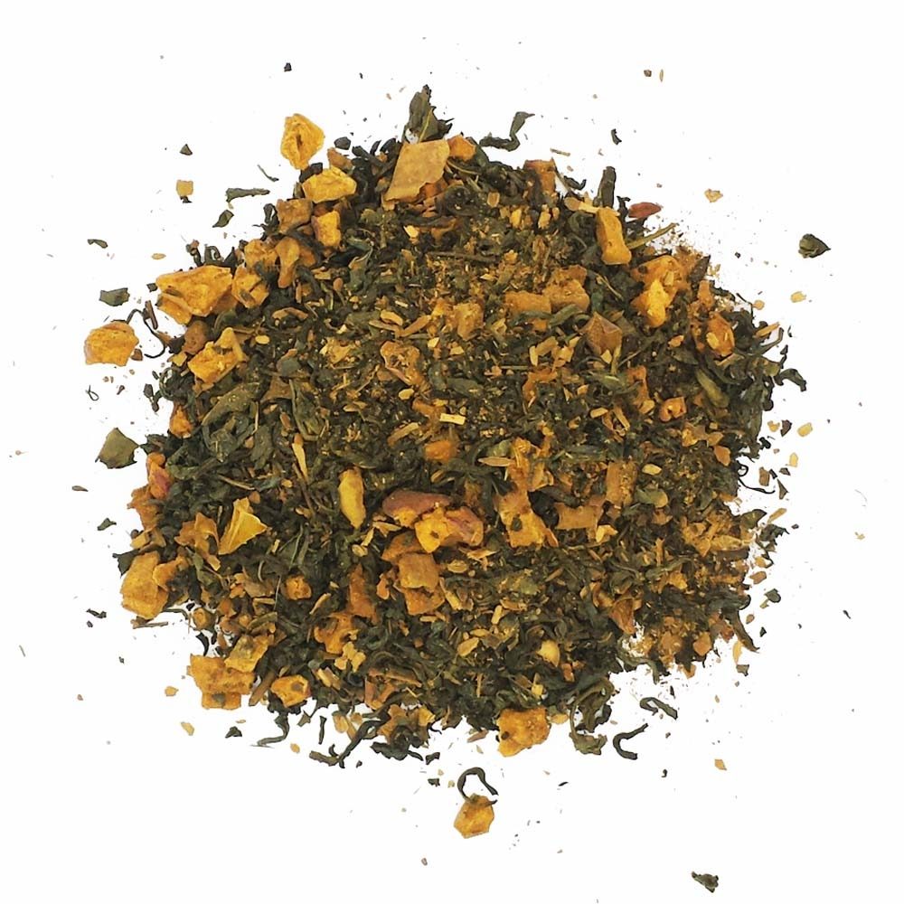 Zielona herbata z jabłkiem i cynamonem. 50g.