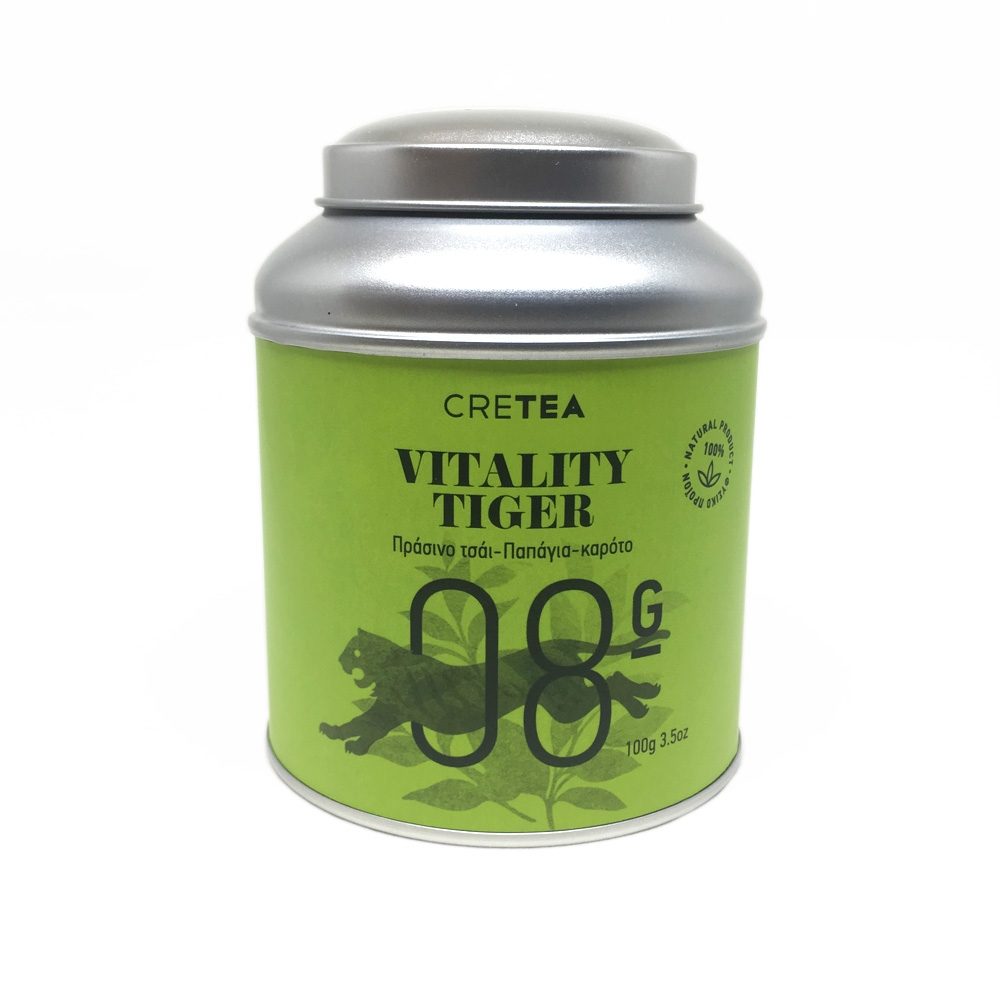 VITALITY TIGER Zielona herbata. Opakowanie 100g.
