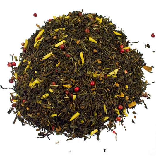 Ciasteczka migdałowe. Zielona herbata. 50g.