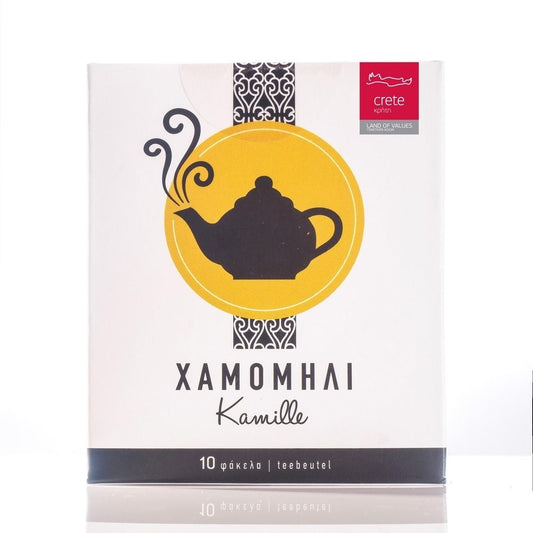 Zioła kreteńskie w saszetkach Rumianek (Karteraki).